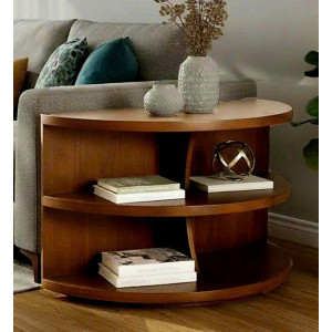 Lane 425266 - Honey : Bàn Console Bán Nguyệt - Vàng Mật Ong 